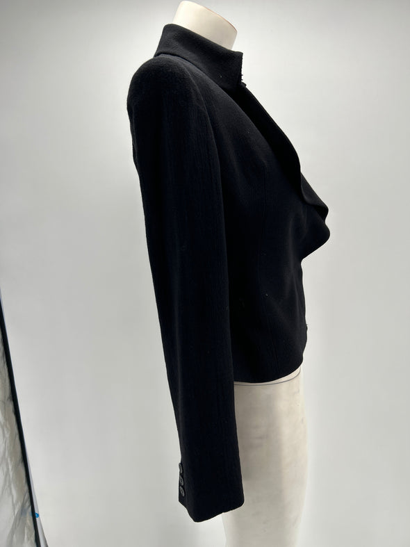 Veste de tailleur cintrée noire