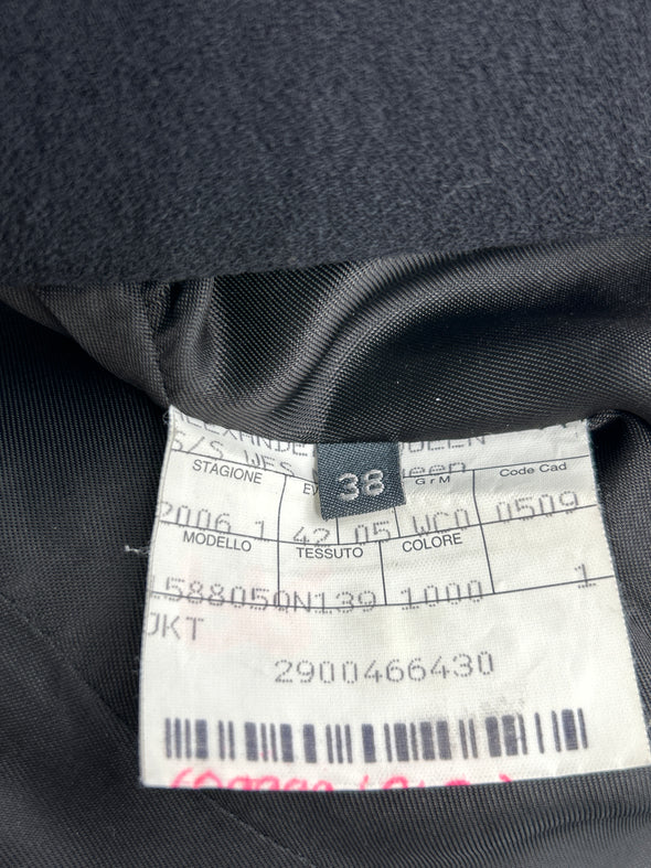 Veste de tailleur cintrée noire