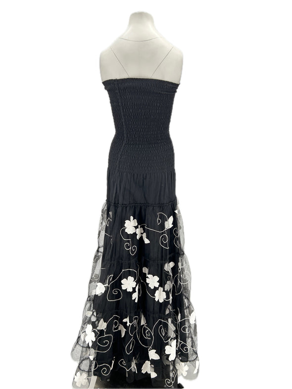 Robe bustier noire