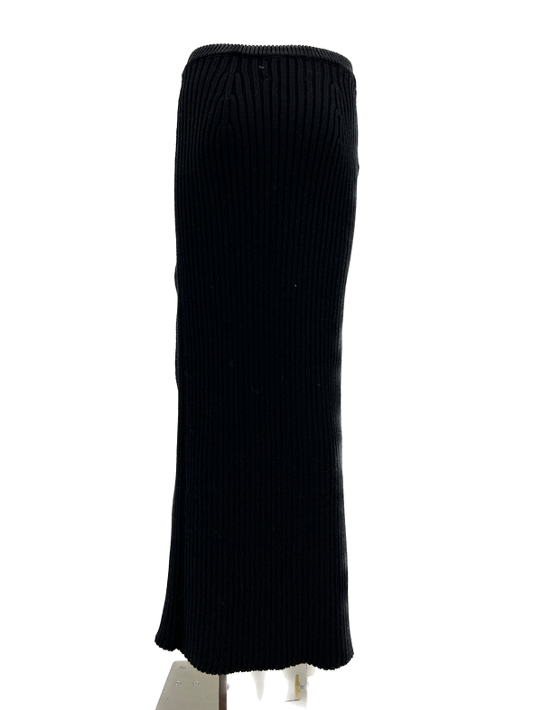 Jupe tricot fendue
