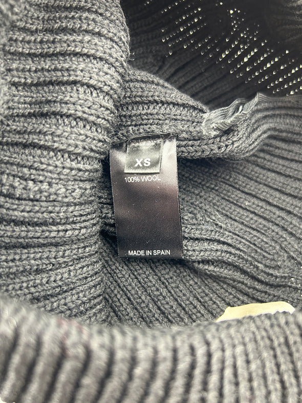 Jupe tricot fendue
