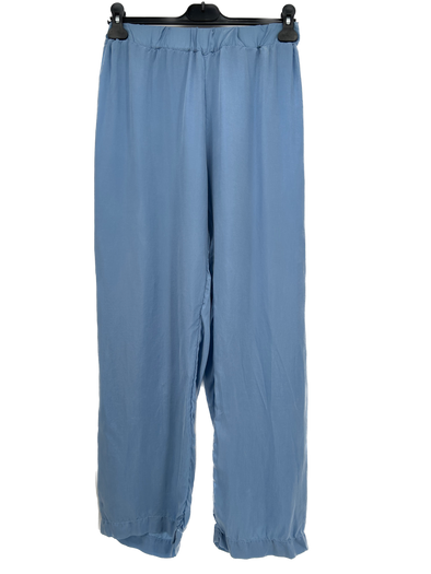 Pantalon fluide bleu