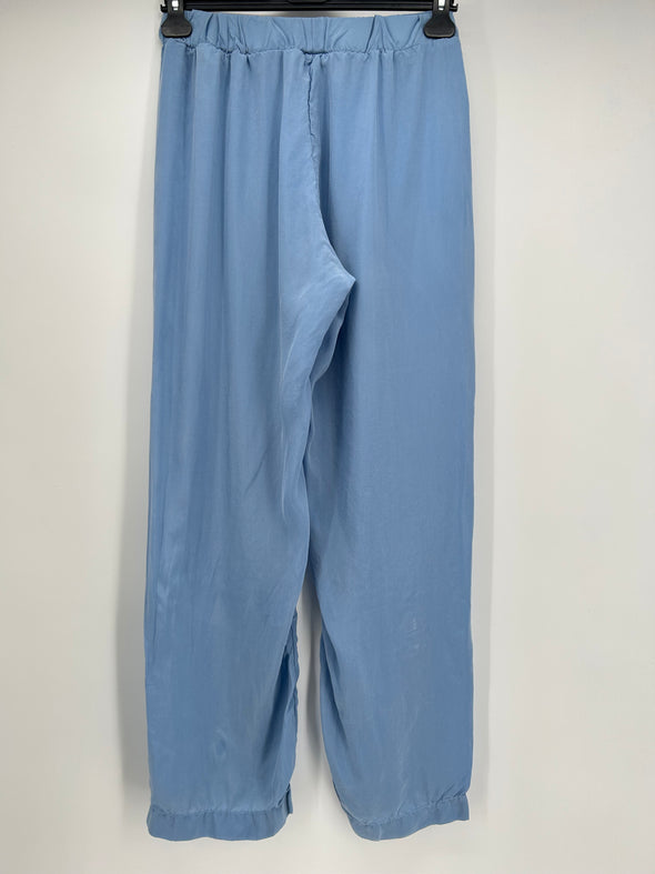 Pantalon fluide bleu