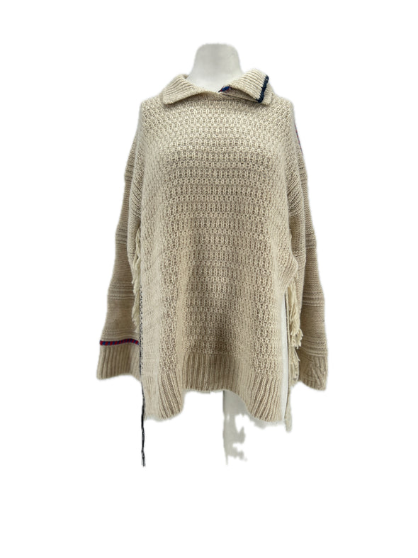 Pull beige en cachemire