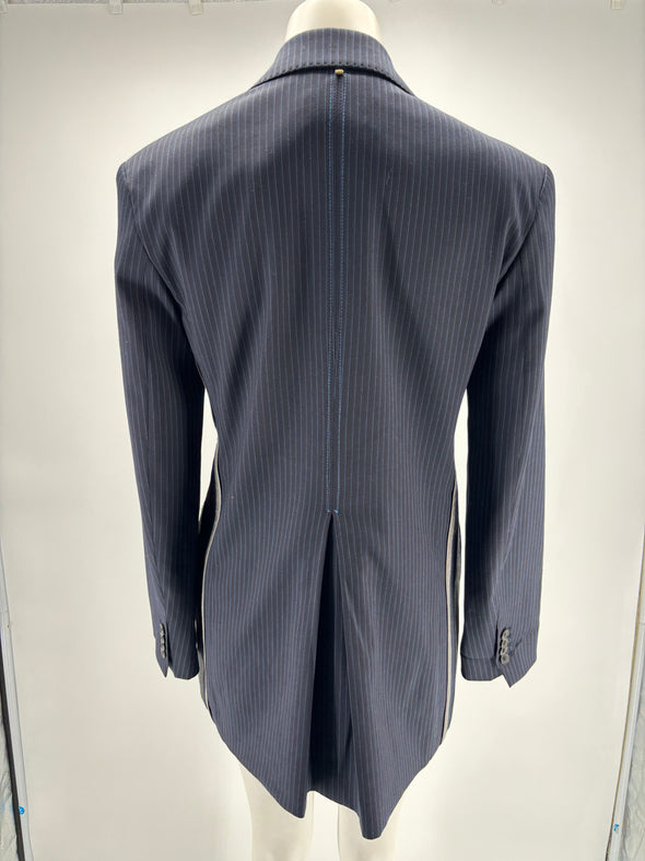 Blazer de costume à rayures tennis