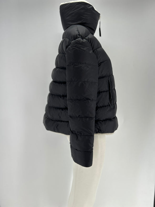 Doudoune noire réversible