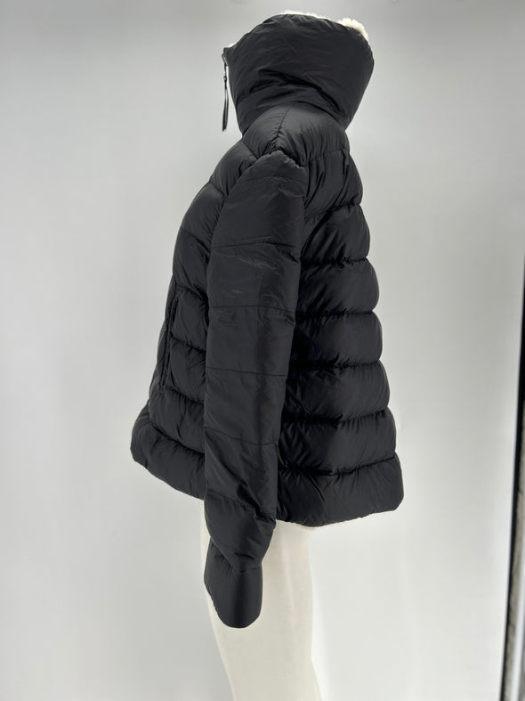 Doudoune noire réversible