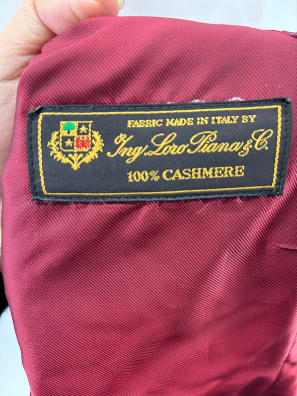 Blazer en cachemire rouge