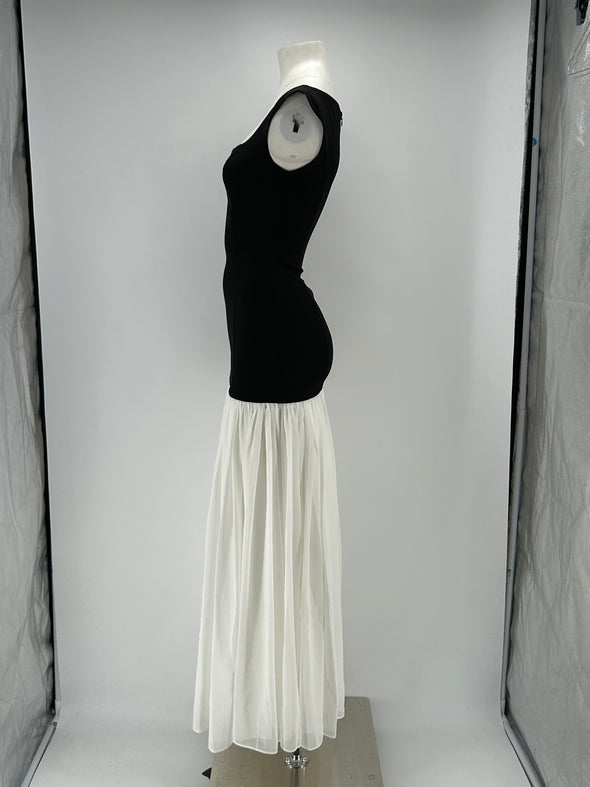Robe bicolore