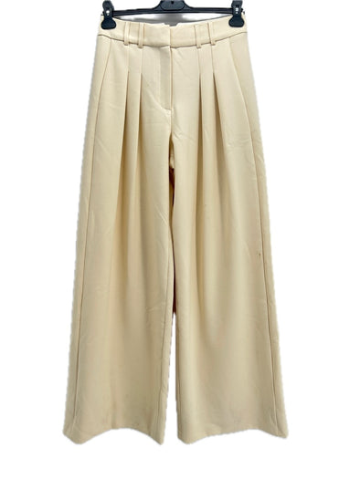 Pantalon large blanc