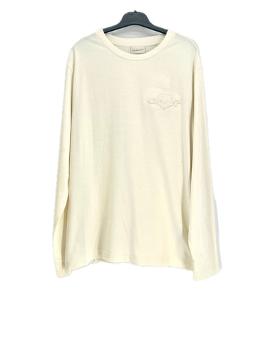 Tee-shirt blanc cassé