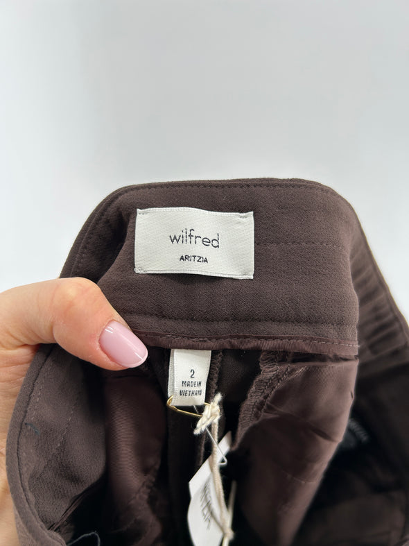 Pantalon à pince marron
