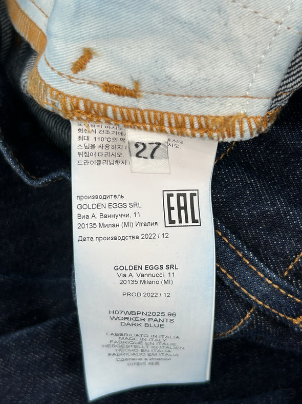 Jean bleu indigo