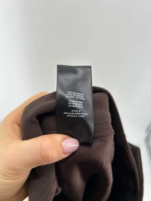 Pantalon à pince marron