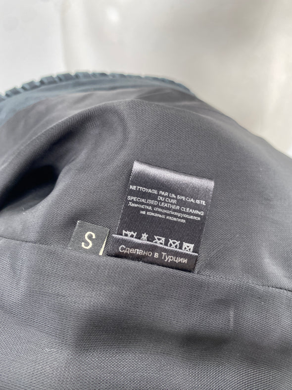 Veste en daim à franges
