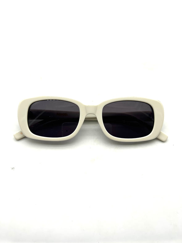 Lunettes de soleil blanches