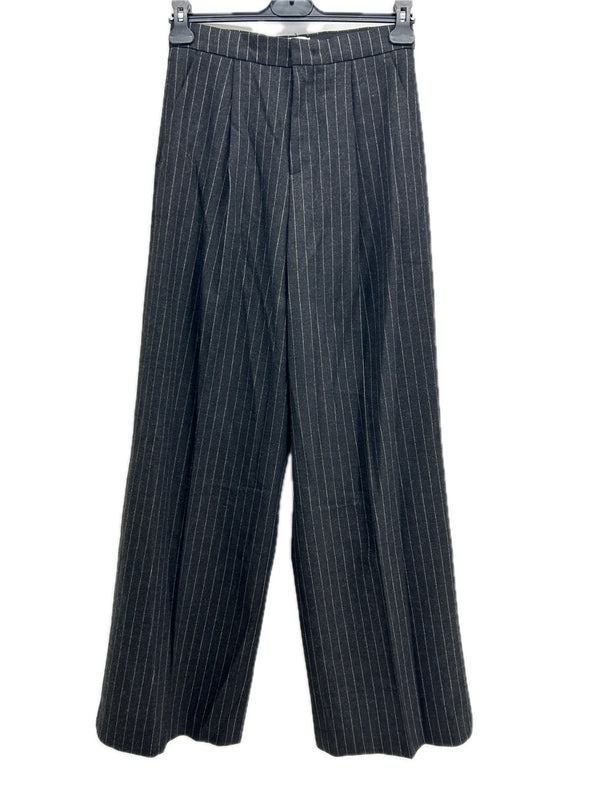 Pantalon en laine gris