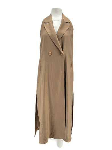 Blazer long sans manches