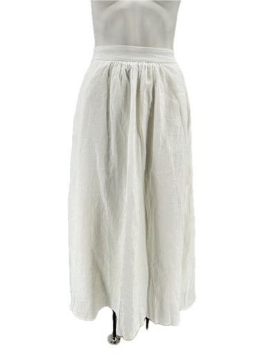 Jupe en lin blanche