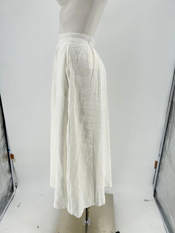 Jupe en lin blanche