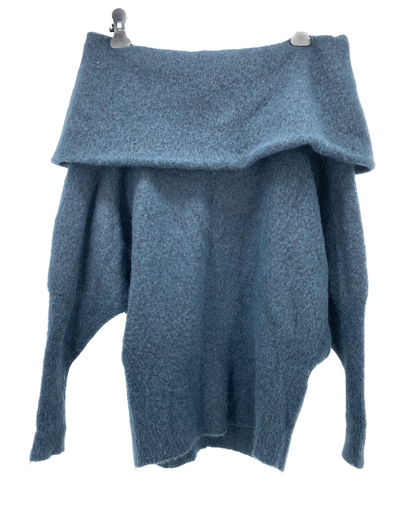 Pull en laine col bateau