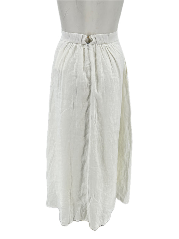 Jupe en lin blanche