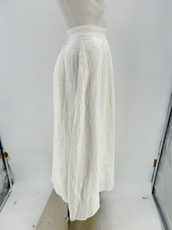 Jupe en lin blanche