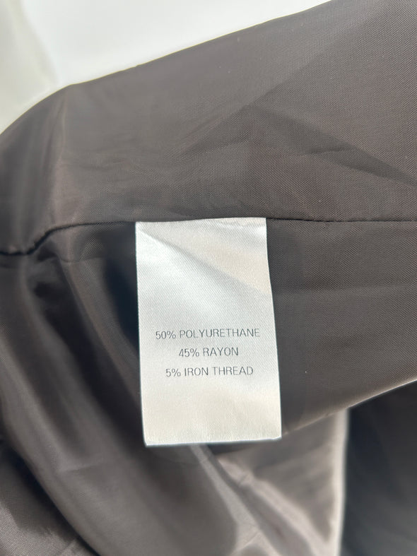 Trench-coat en simili cuir