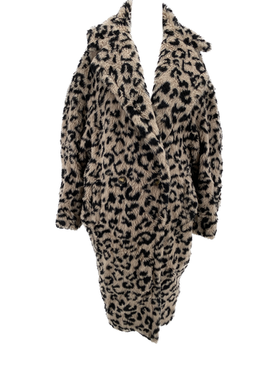 Manteau imprimé léopard "Teddy Bear Icon"