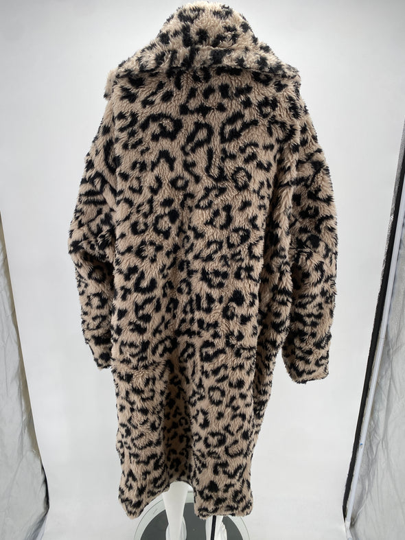 Manteau imprimé léopard "Teddy Bear Icon"