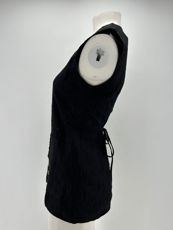 Gilet sans manches en lin