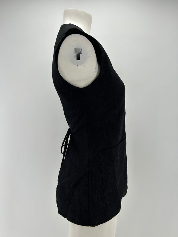 Gilet sans manches en lin