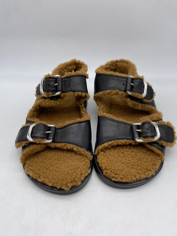 Sandales en cuir
