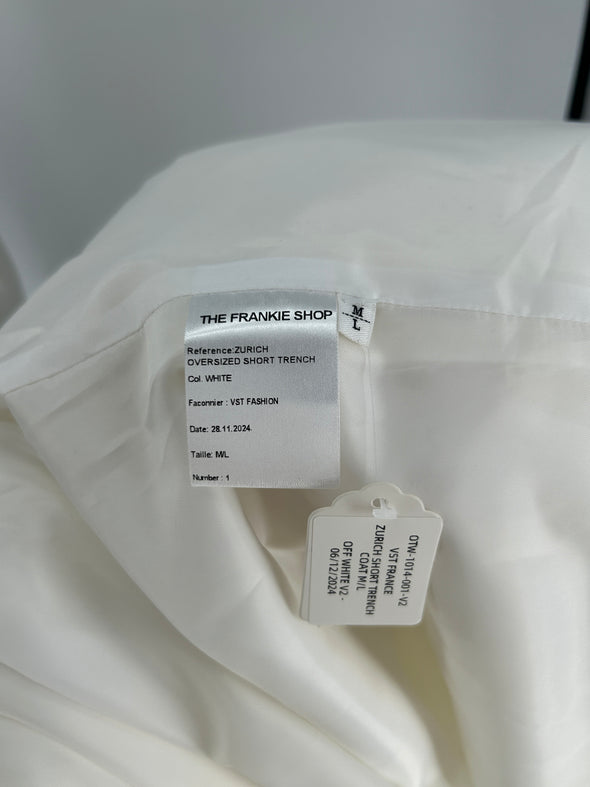 Trench blanc "Simona"