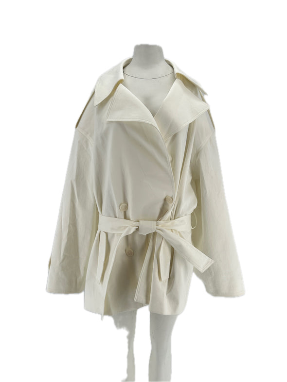 Trench blanc "Simona"