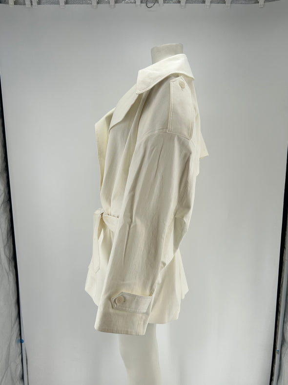 Trench blanc "Simona"