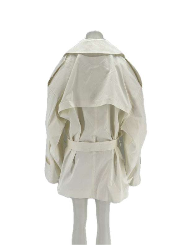 Trench blanc "Simona"