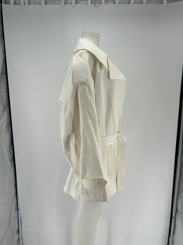 Trench blanc "Simona"