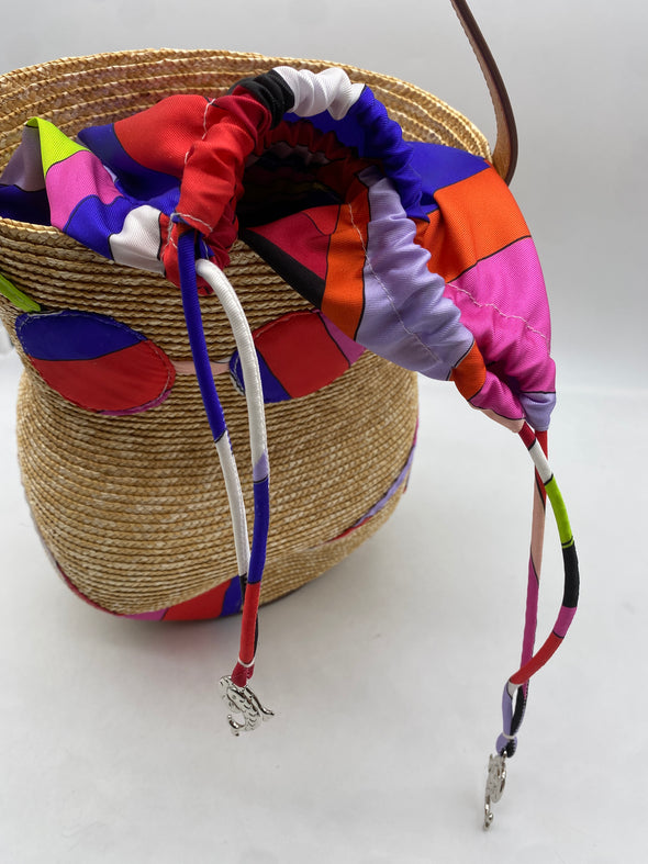 Sac en paille beige