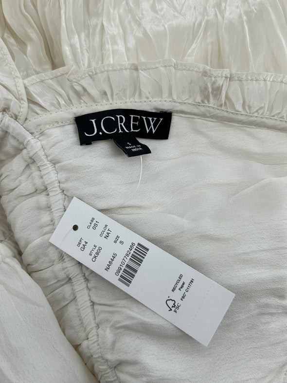 Robe plissée beige