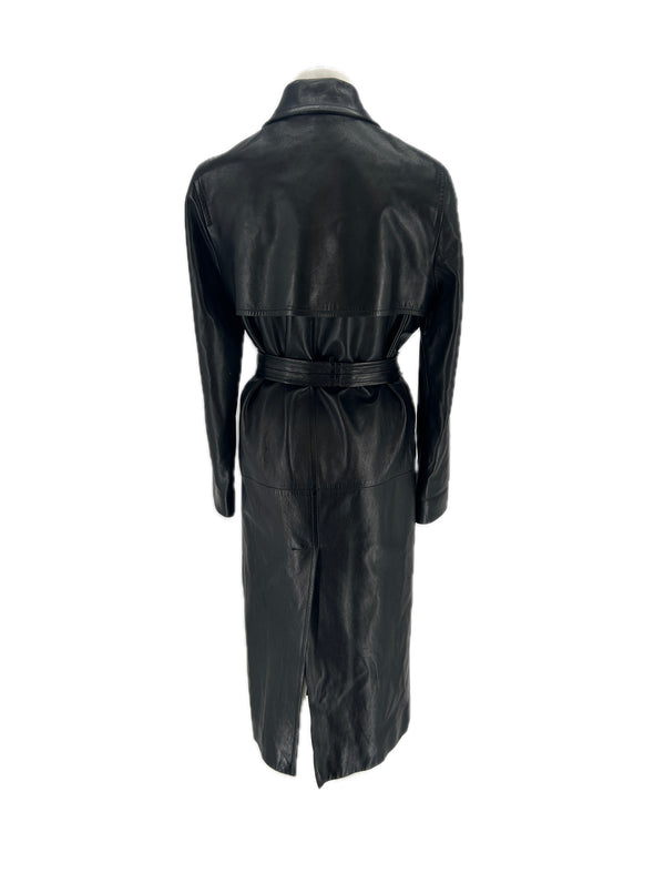 Trench en cuir