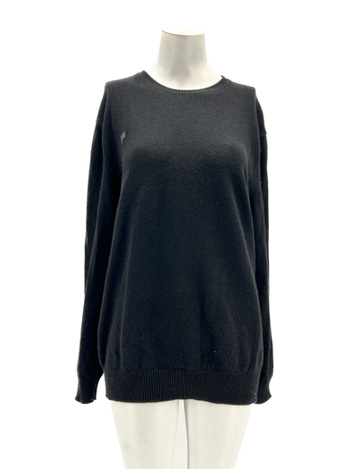 Pull noir en cachemire