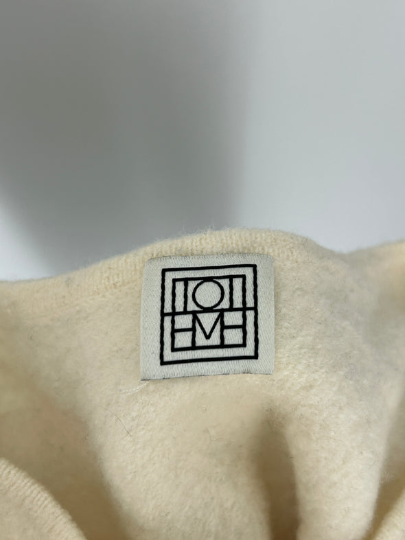 Pull en laine crème