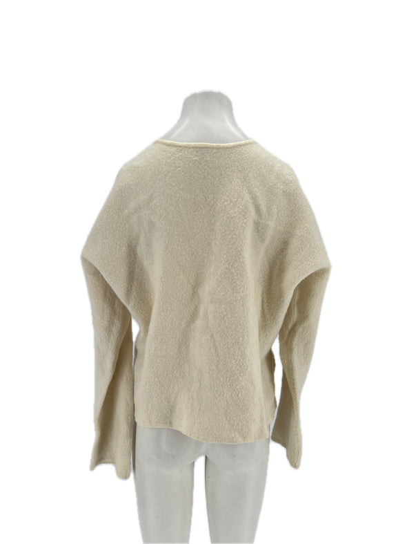 Pull en laine crème