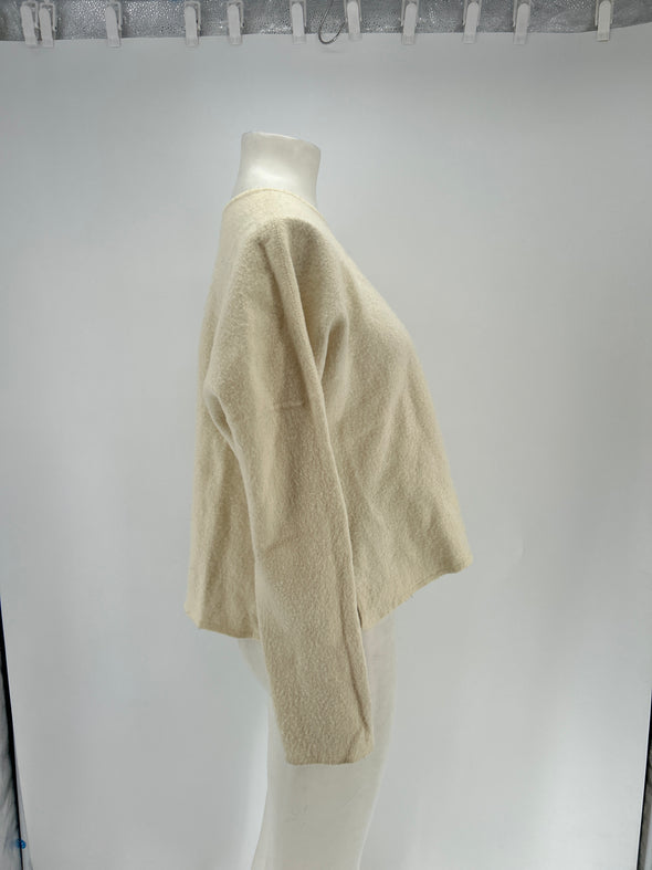 Pull en laine crème