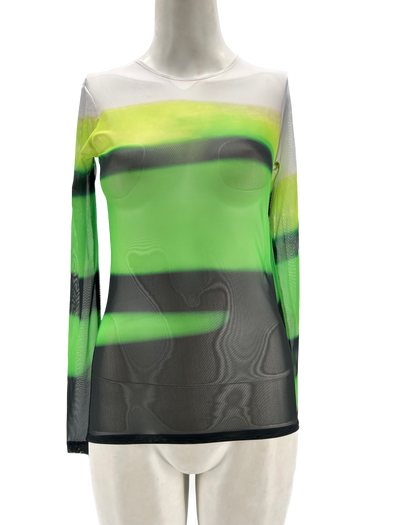 Top manches longues en nylon