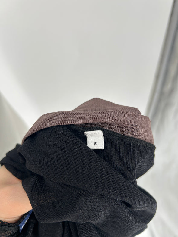 Robe transparente noire