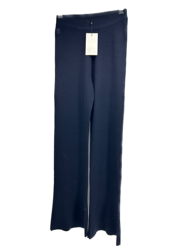 Pantalon côtelé bleu marine