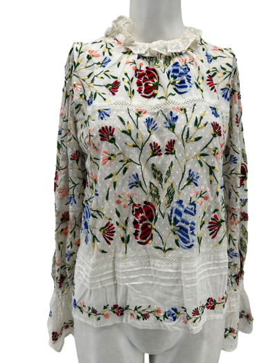 Blouse brodée