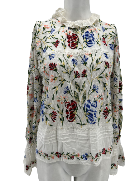 Blouse brodée